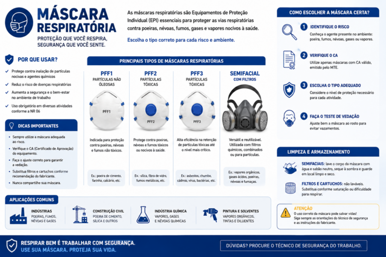 A evolução das máscaras respiratórias na indústria